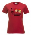 T-skjorte dame sort logo Grorud Skoles Musikkorps thumbnail